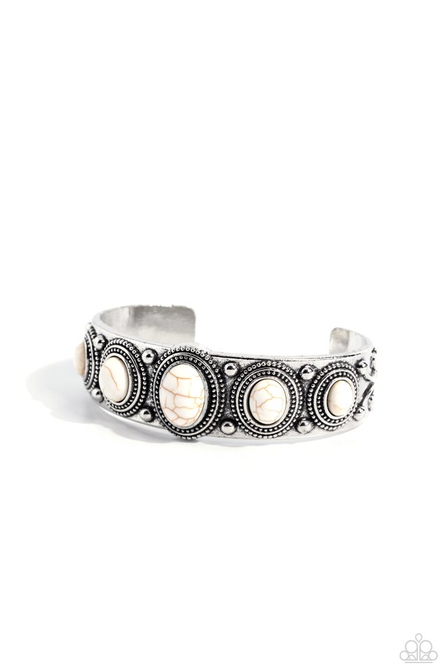 Mesa Mystery - White - Paparazzi Bracelet Image