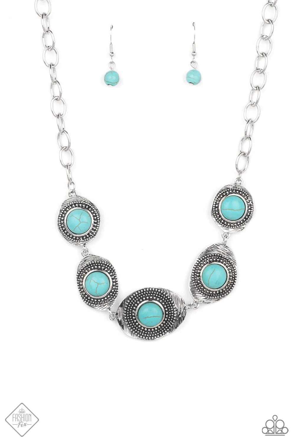 Paparazzi Necklace ~ Homestead Harmony - Blue