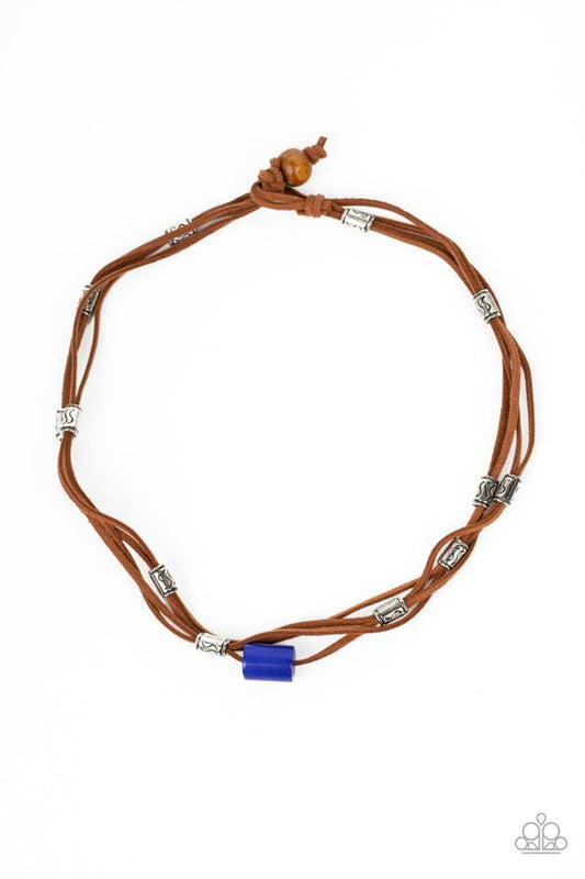 Elemental Elevation - Blue - Paparazzi Necklace Image