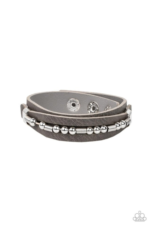 Easy on the Hardware - Silver - Paparazzi Bracelet Image