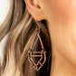 Artisan Apparatus - Copper - Paparazzi Earring Image
