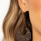 Country Cornucopia - Copper - Paparazzi Earring Image