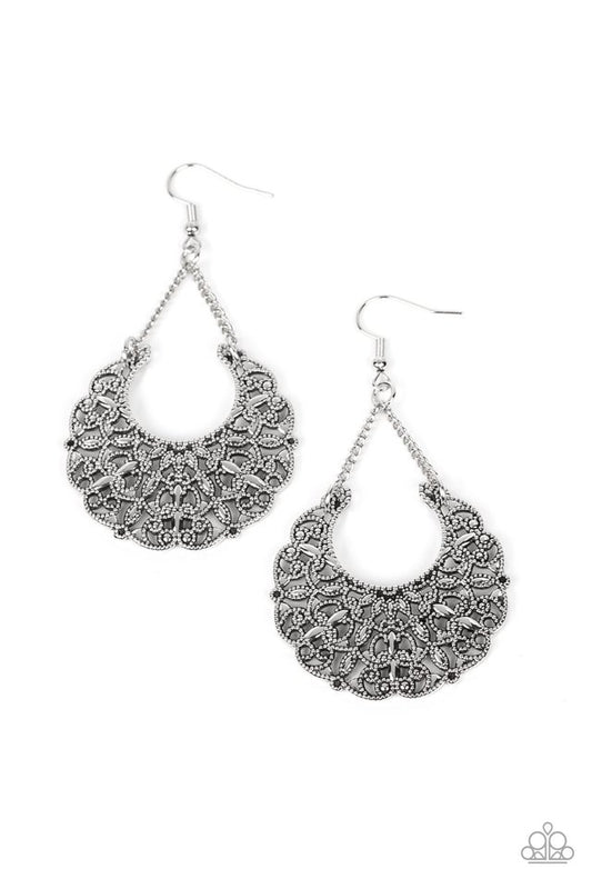 Country Cornucopia - Silver - Paparazzi Earring Image