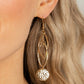 Nothing but CHIME - Gold - Paparazzi Earring Image