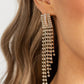 A-Lister Affirmations - Gold - Paparazzi Earring Image