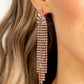 Overnight Sensation - Copper - Paparazzi Earring Image
