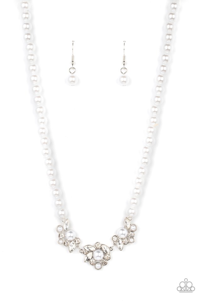 Royal Renditions - White - Paparazzi Necklace Image