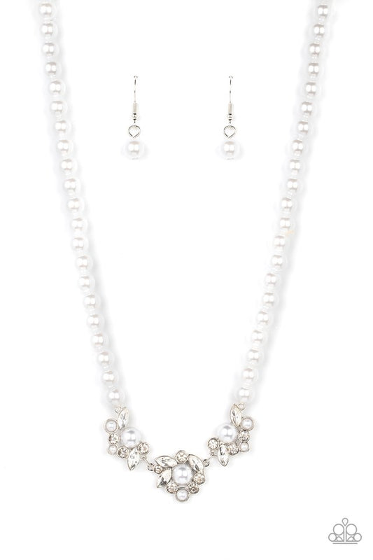 Royal Renditions - White - Paparazzi Necklace Image