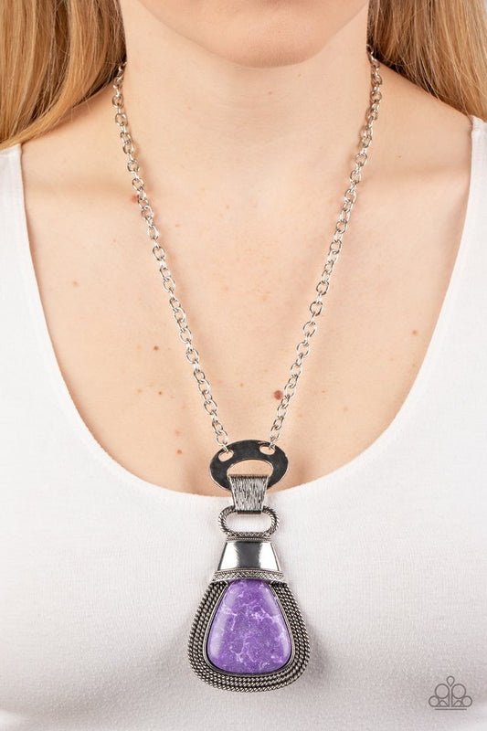 Rodeo Royale - Purple - Paparazzi Necklace Image