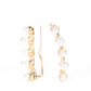 ​Drop-Top Attitude - Gold - Paparazzi Earring Image