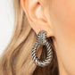 Roping Rodeo - Silver - Paparazzi Earring Image