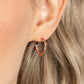 Irresistibly Intertwined - Copper - Paparazzi Earring Image