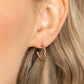 Irresistibly Intertwined - Gold - Paparazzi Earring Image