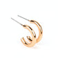 Small-Scale Shimmer - Gold - Paparazzi Earring Image