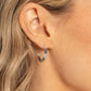 BEVEL Up - Silver - Paparazzi Earring Image