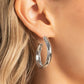 Champion Curves - Silver - Paparazzi Earring Image