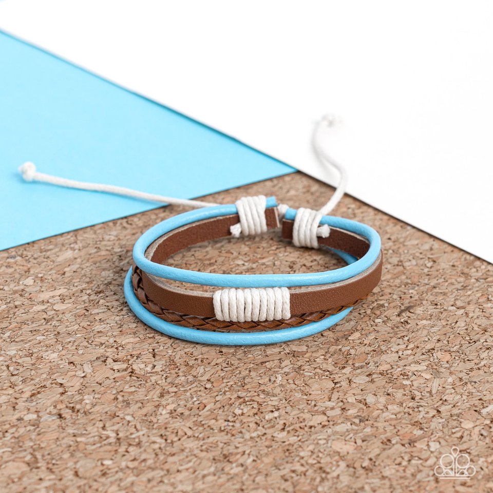 Trail Scout - Blue - Paparazzi Bracelet Image