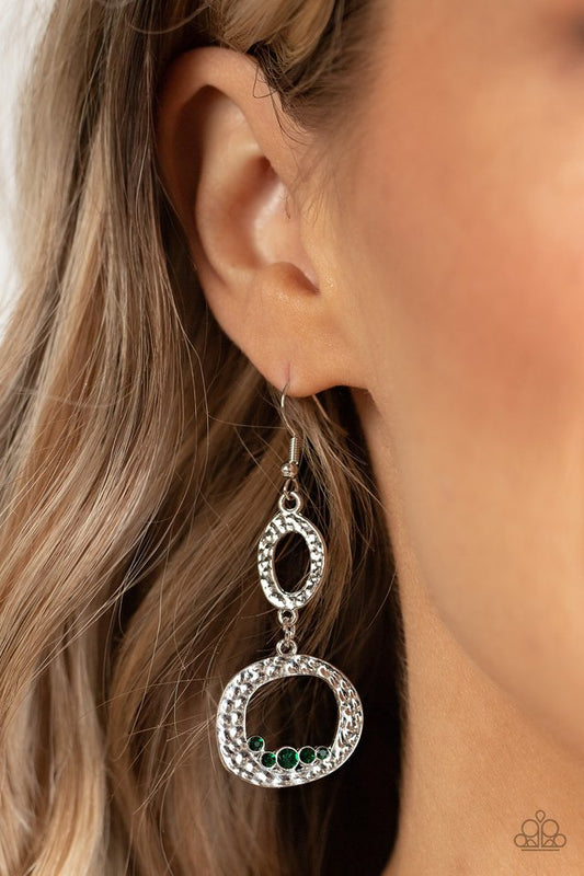 So Unexpected - Green - Paparazzi Earring Image