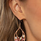 Regal Recreation - Gold - Paparazzi Earring Image