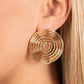 COIL Over - Gold - Paparazzi Earring Image