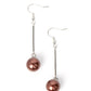 Pearl Redux - Brown - Paparazzi Earring Image
