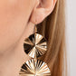 In Your Wildest FAN-tasy - Gold - Paparazzi Earring Image