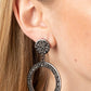 GLOW You Away - Black - Paparazzi Earring Image