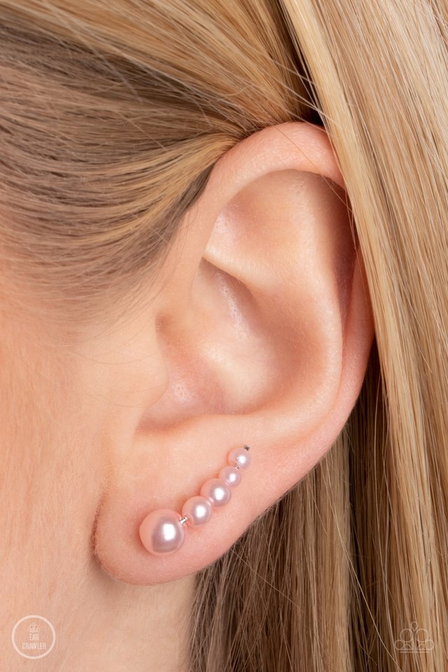 ​Dropping into Divine - Pink - Paparazzi Earring Image