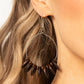 Surf Camp - Brown - Paparazzi Earring Image