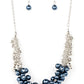 Bonus Points - Blue - Paparazzi Necklace Image