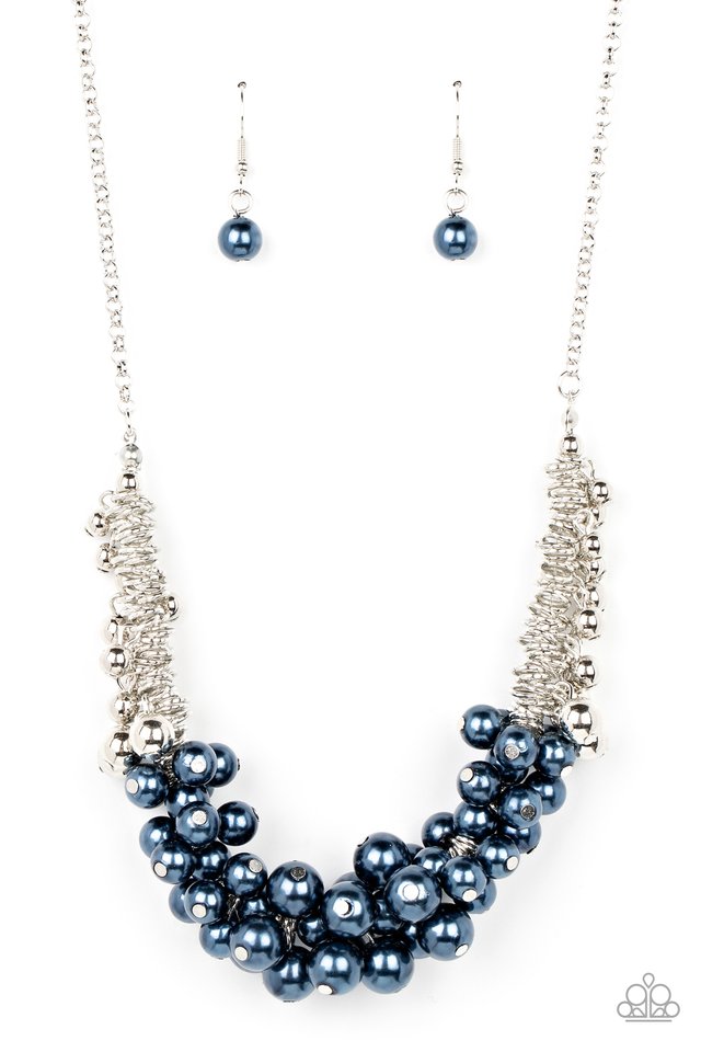 Bonus Points - Blue - Paparazzi Necklace Image