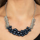 Bonus Points - Blue - Paparazzi Necklace Image