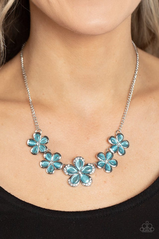 Garden Daydream - Blue - Paparazzi Necklace Image