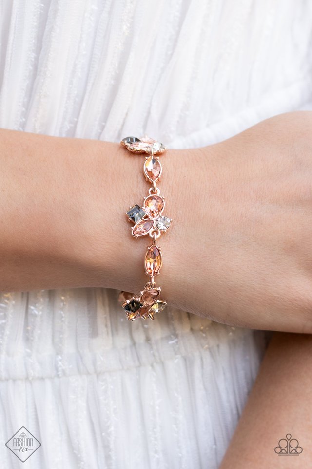 Savanna Oasis - Rose Gold Bracelet - Paparazzi Accessories