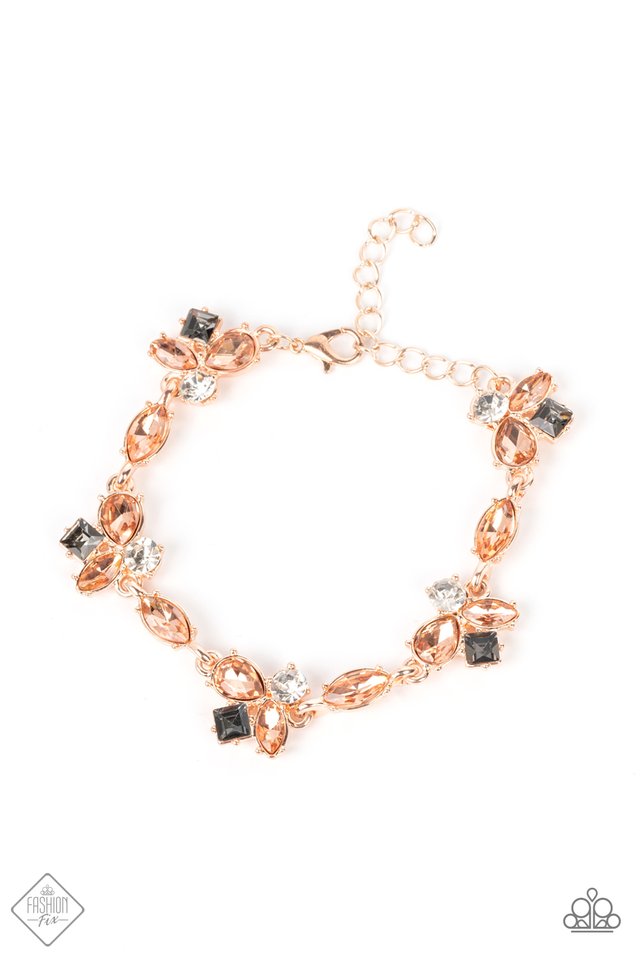 Colorful Captivation - Rose Gold - Paparazzi Bracelet Image