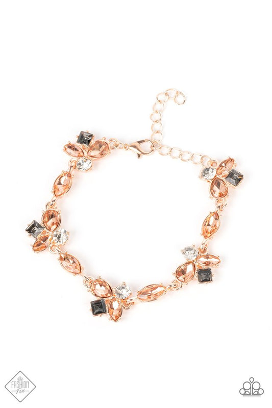 Colorful Captivation - Rose Gold - Paparazzi Bracelet Image