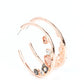 Attractive Allure - Rose Gold - Paparazzi Earring Image