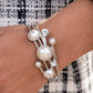 Total SAIL-Out - White - Paparazzi Bracelet Image