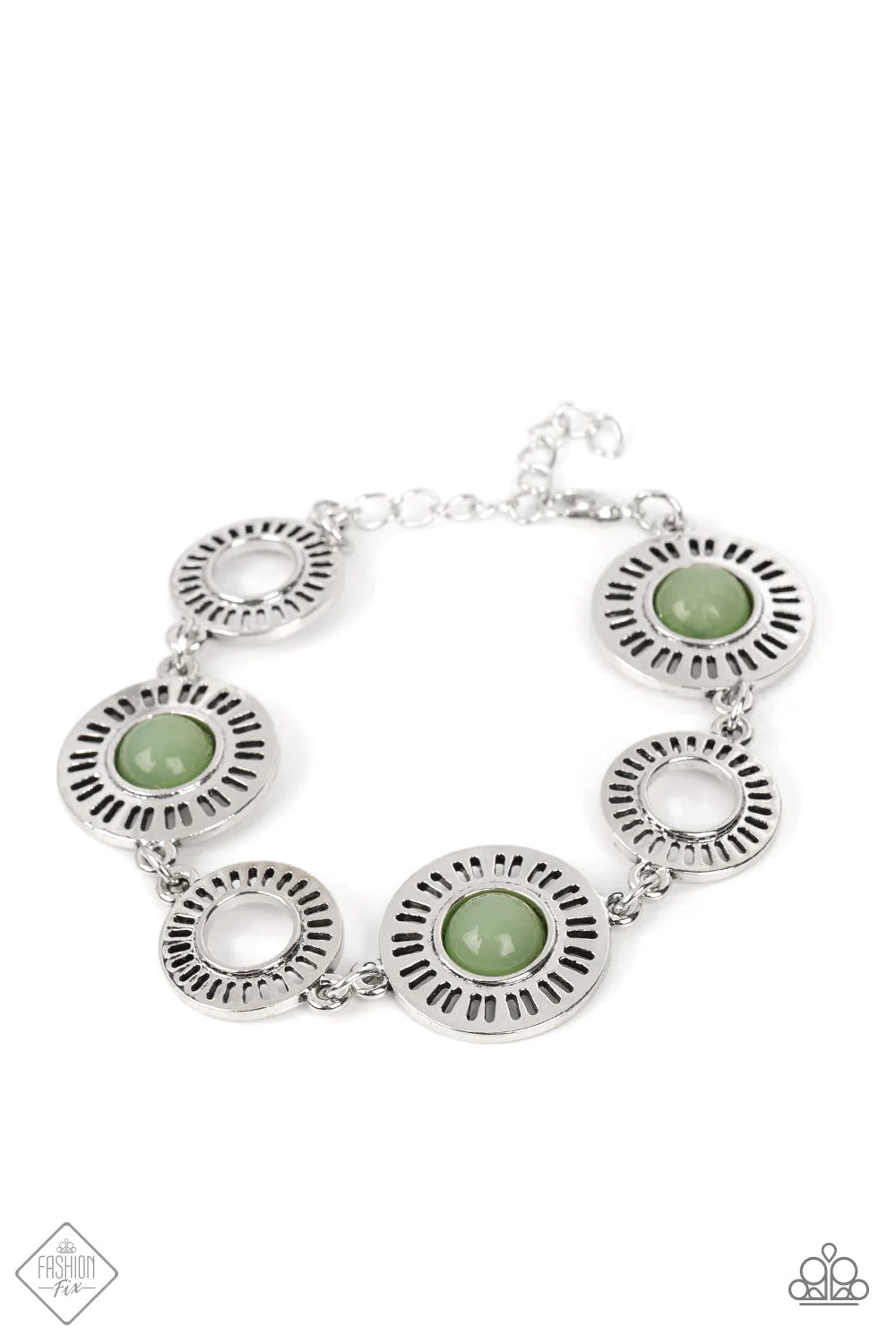 Paparazzi Bracelet ~ Coastal Charmer - Green