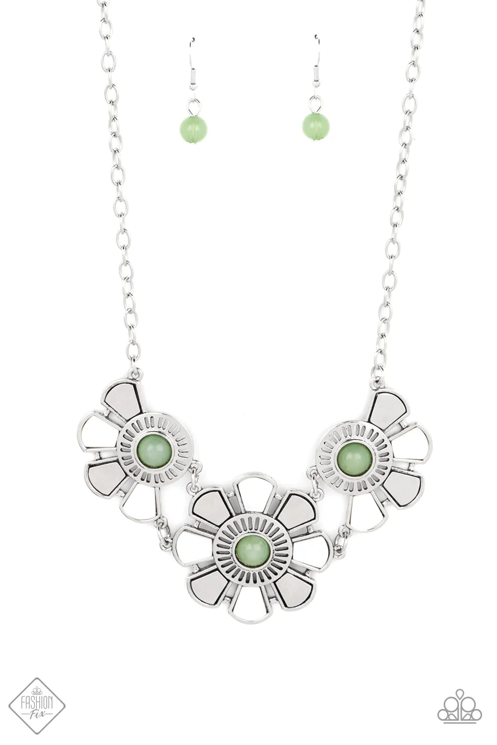 Paparazzi Necklace ~ Aquatic Garden - Green