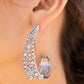 Paparazzi Earring ~ Cold as Ice - White