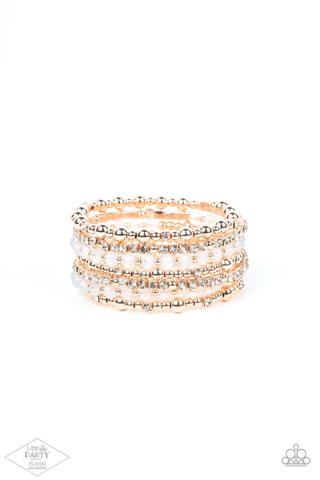 ICE Knowing You - Rose Gold - Paparazzi Bracelet Image