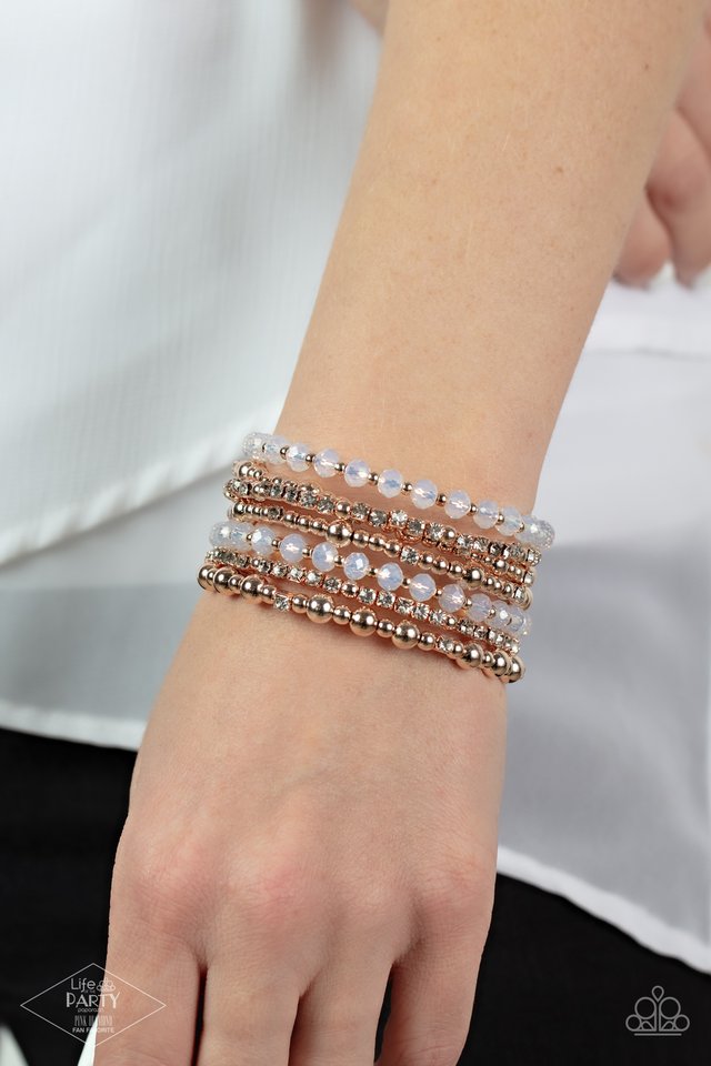 ICE Knowing You - Rose Gold - Paparazzi Bracelet Image