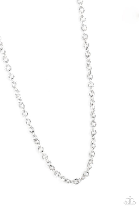 Its GOAL Time - Silver - Paparazzi Necklace Image