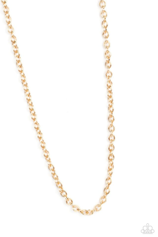 Its GOAL Time - Gold - Paparazzi Necklace Image