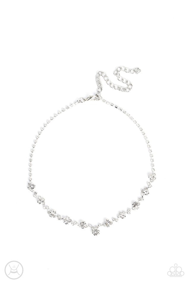 Regal Rebel - White - Paparazzi Necklace Image