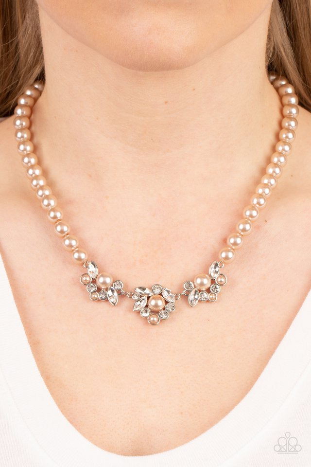 Royal Renditions - Brown - Paparazzi Necklace Image