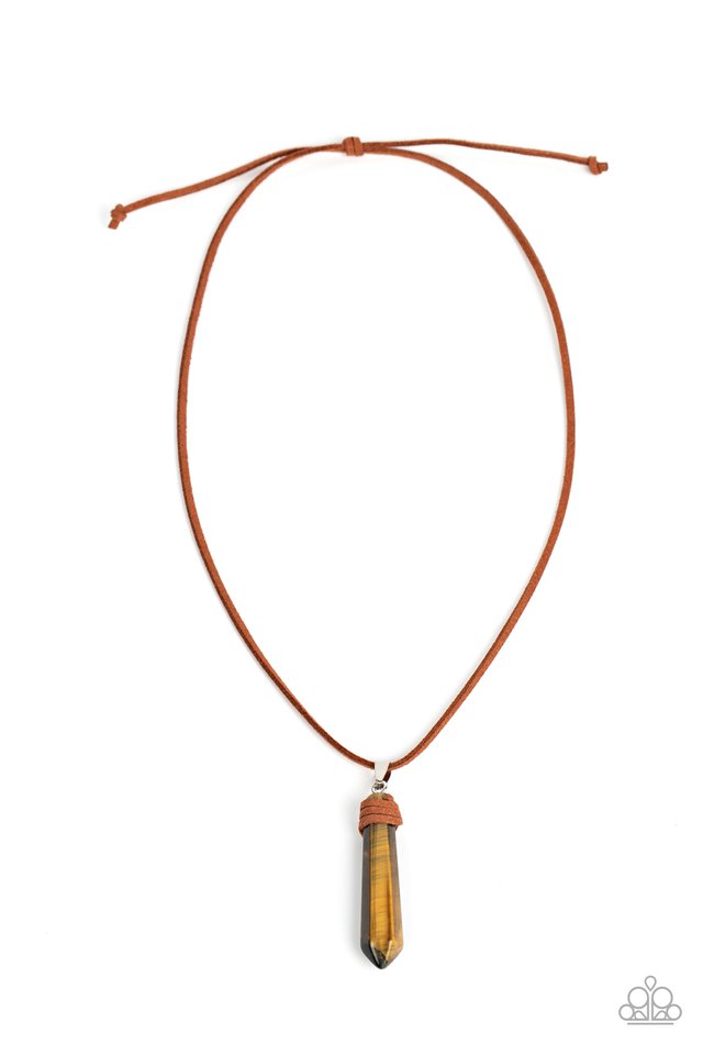 Holistic Harmony - Brown - Paparazzi Necklace Image