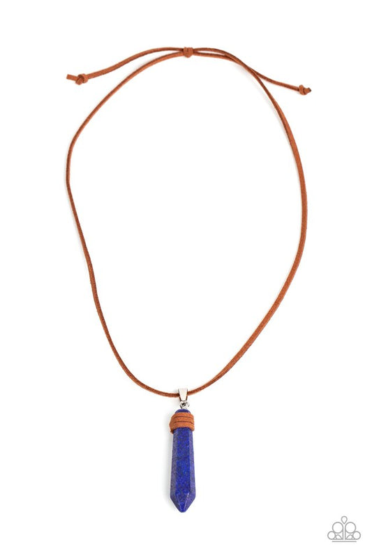 Holistic Harmony - Blue - Paparazzi Necklace Image