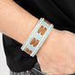 In the FRONTIER Running - Blue - Paparazzi Bracelet Image